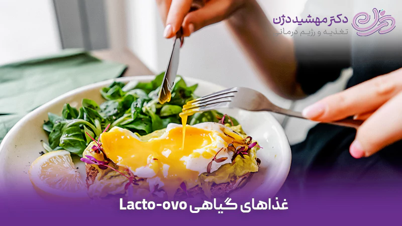 غذاهای گیاهی Lacto-ovo