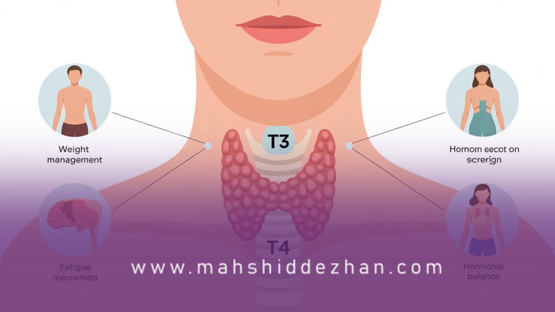 کمکاری تیروئید چگونه بر سوختوساز بدن تأثیر میگذارد؟