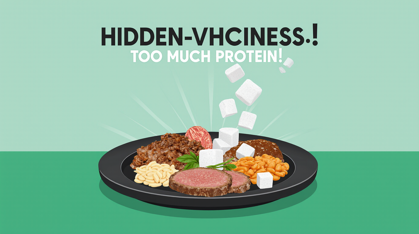 اشتباه اول: مصرف بیش از حد پروتئین