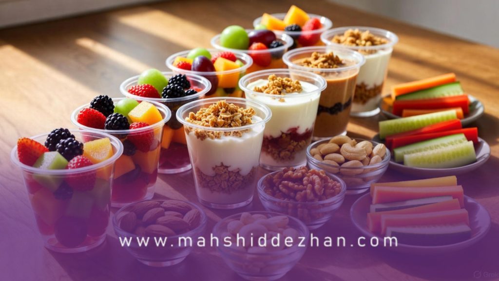 معرفی ۱۰ میان وعده سالم و سریع برای همه سنین