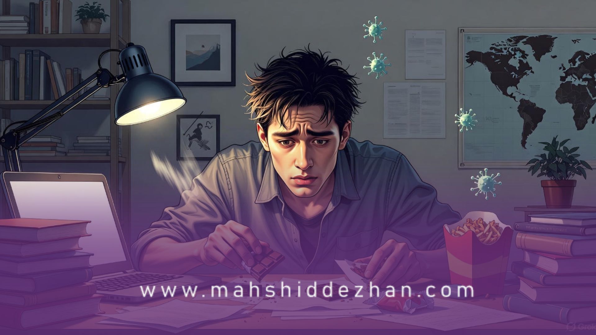 چرا استرس مانع لاغری می‌شود